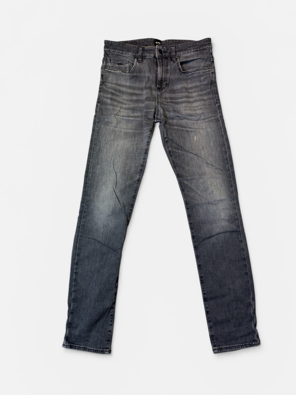 Hugo boss mens 30x32 slim fit cashmere touch Italian fabric denim jeans EUC